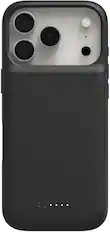 Front. mophie - mophie Juice Pack Apple iPhone 17 Pro - Black.
