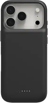 Front. mophie - mophie Juice Pack Apple iPhone 17 Pro - Black.
