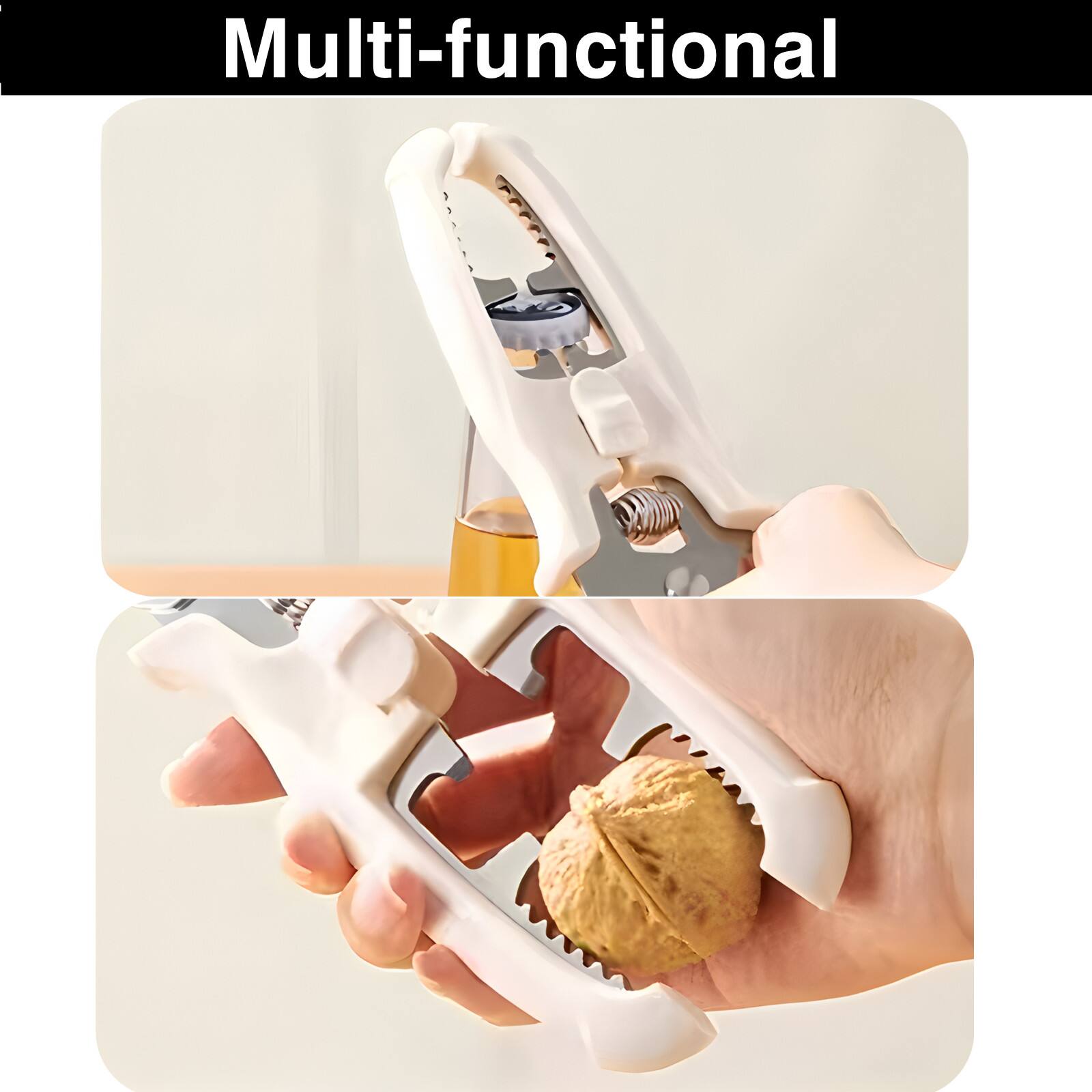 Alt View 5. Giantpower - Kitchen Poultry Scissors Stainless Steel with Magnetic Holder - White.