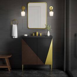 Alchemist Bathroom Vanity Basin Included by Modway - Black Black
