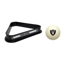 Imperial - Las Vegas Raiders Cue Ball & Rack Set - White