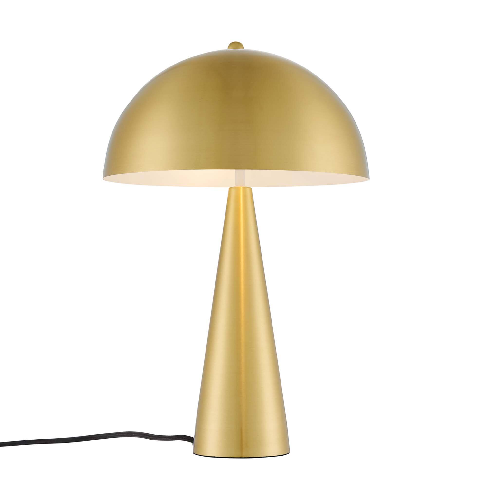 Alt View 2. Modway - Selena Metal Table Lamp by Modway - Satin Brass.