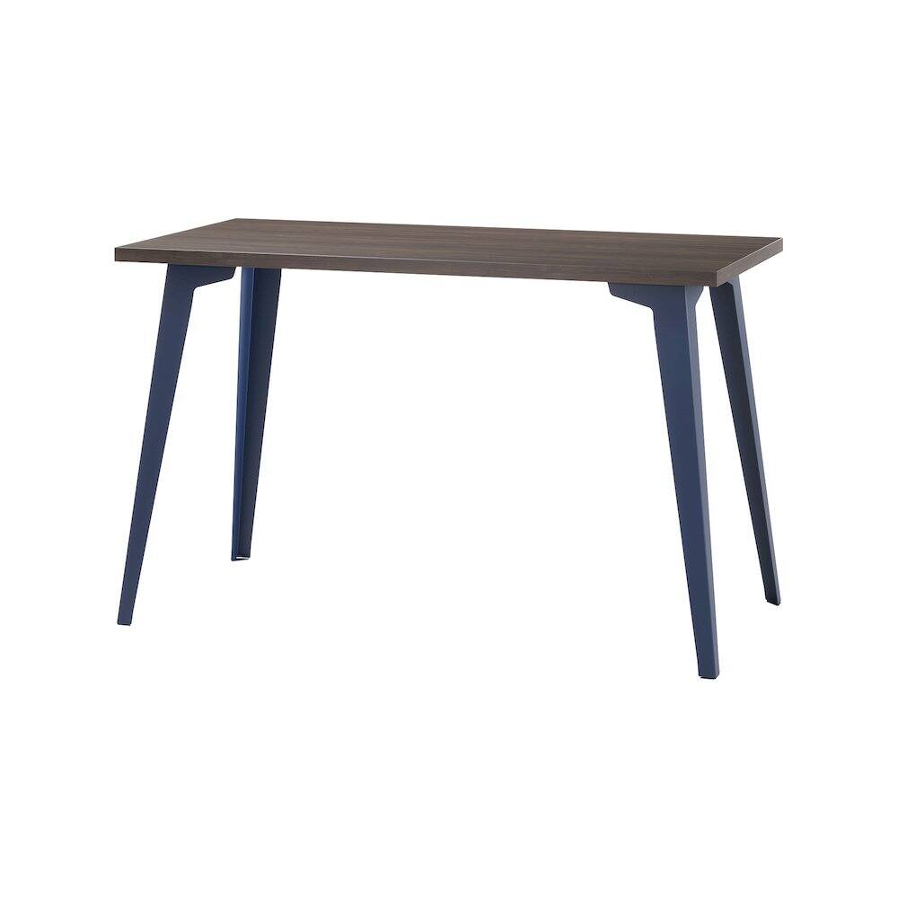 Alt View 2. Orison - Orison Office 24x48 Mid Century Modern Desk, Navy / Trail Walnut - Blue.