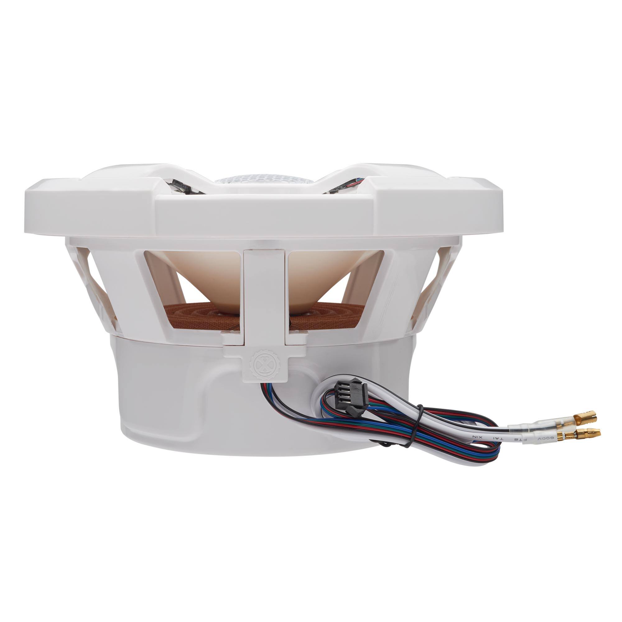 Alt View 3. Powerbass - PowerBass XL-82M - 8" Marine Coaxial Speakers with RGB LED - Pair - Black/Gray.