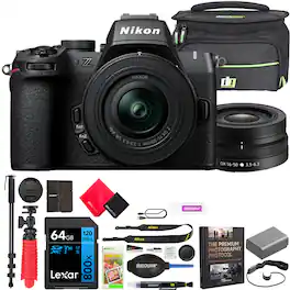 Bundle - Nikon - Z50II Mirrorless Camera w/ NIKKOR Z DX 16-50mm VR Lens Content Creator Package