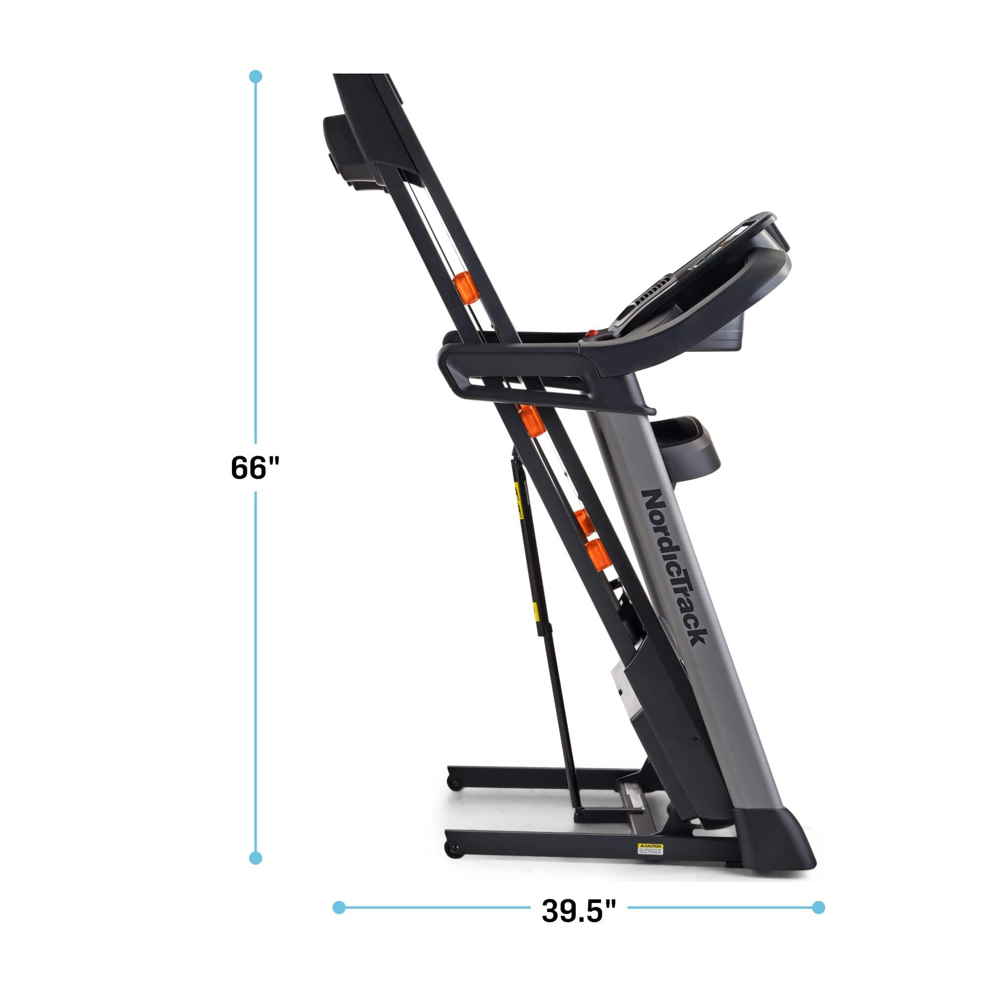 Left. NordicTrack - T Series 8.5 S Treadmill - Black.