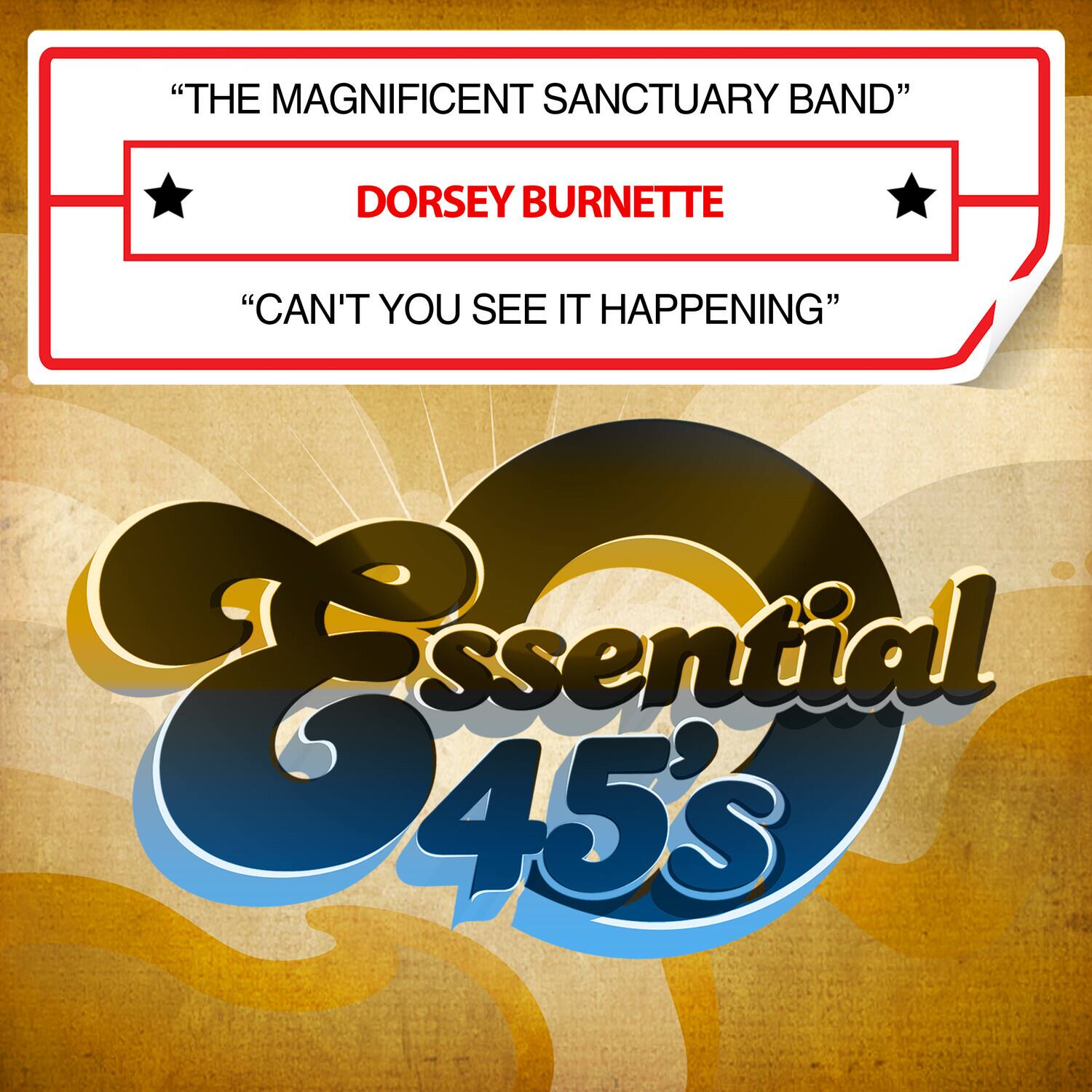 Dorsey Burnette - The Magnificent Sanctuary Band / Can't You See It Happening (Digital 45)  - COMPACT DISCS