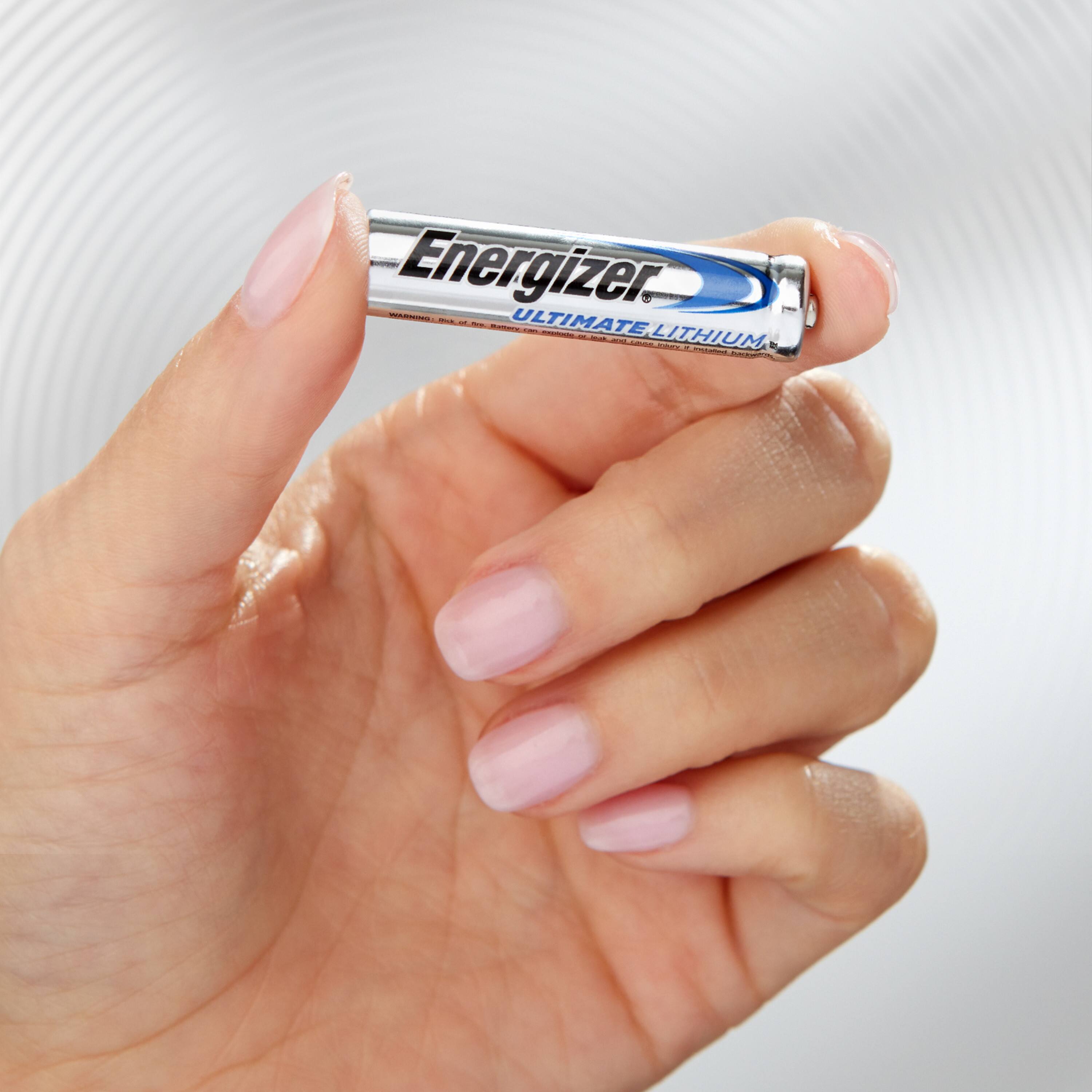 Alt View 11. Energizer - Energizer Ultimate Lithium AAA Batteries (4 Pack), Triple A Batteries - Silver.