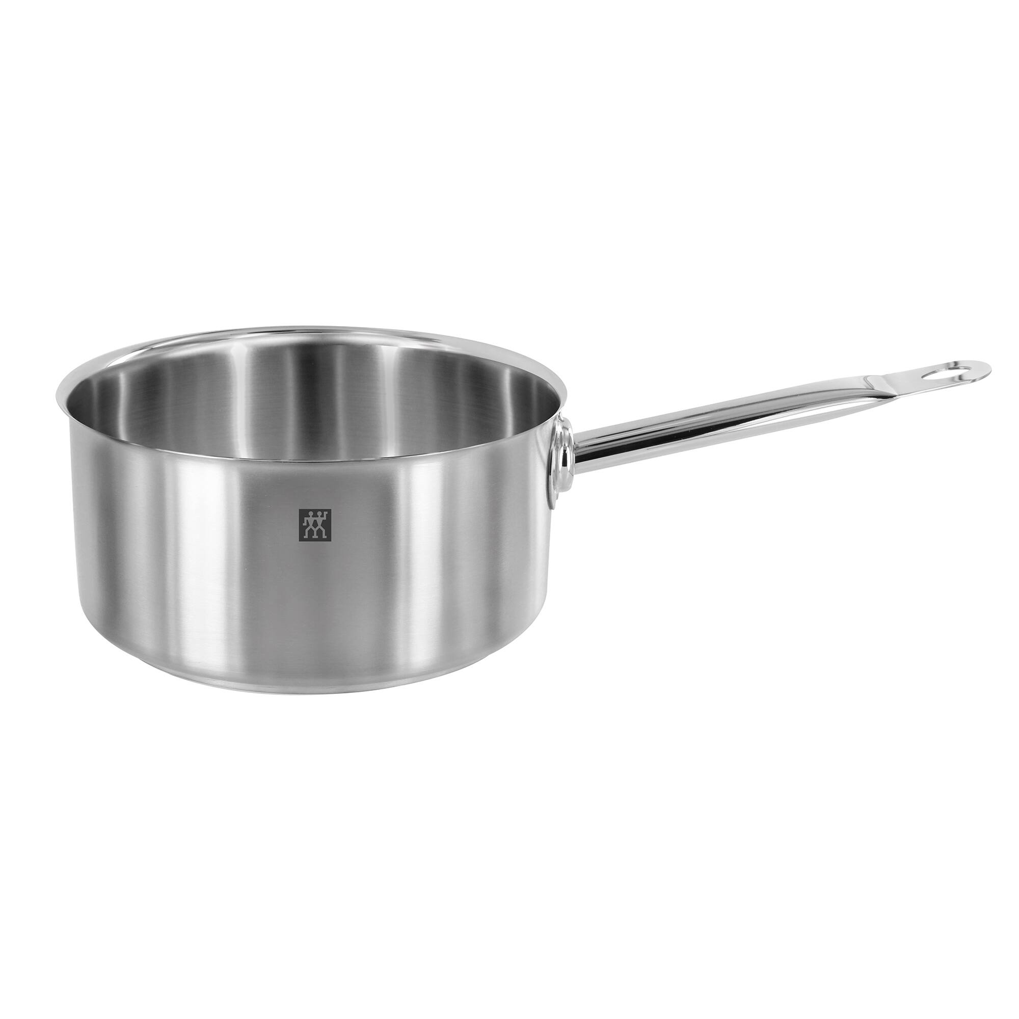 Front. ZWILLING - ZWILLING Commercial 3.2-qt Stainless Steel Saucepan without a Lid - Stainless Steel.