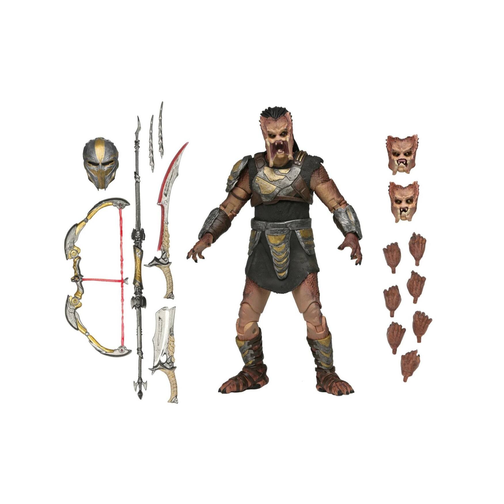 Left. NECA - Neca Predator Badlands Ultimate Dek In Training Armor 7-Inch Action Figure.