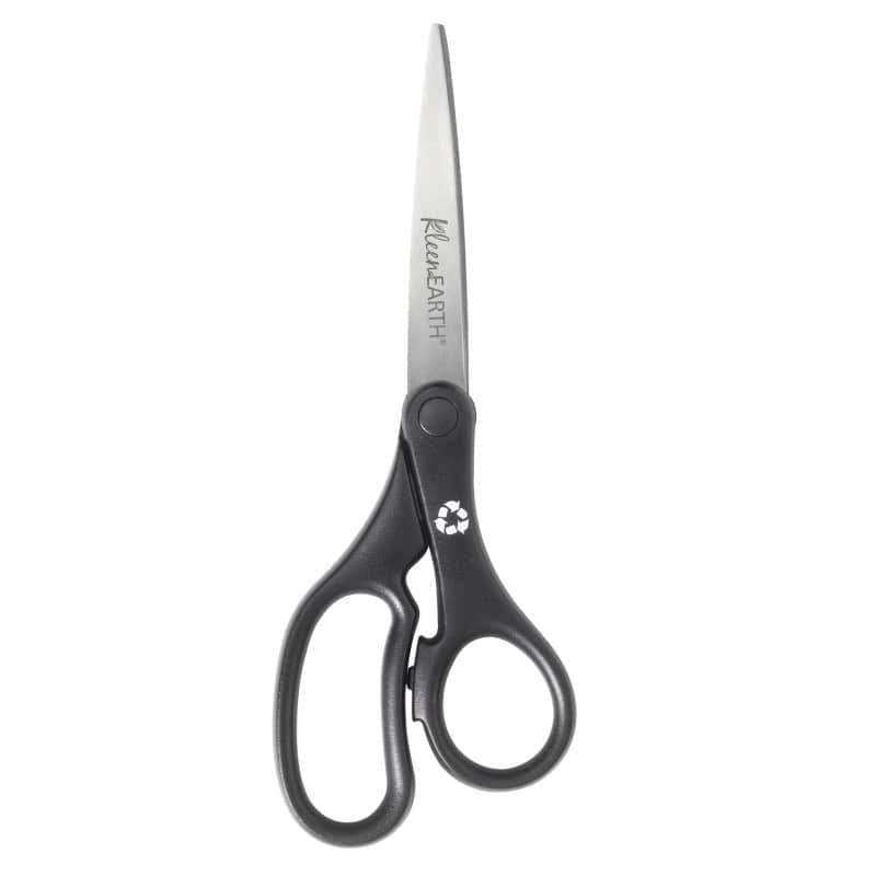 Westcott - KleenEarth® Basic 8" Scissors, Straight, Black