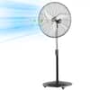 Front. VEVOR - 30-Inch High Velocity Pedestal Fan,9100 CFM Industrial Standing Floor Fan with 85° Oscillating,3-Speed Adjustable Height - Black.
