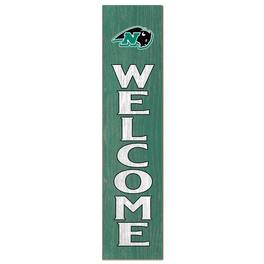 Jardine - Nichols College Bison 12" x 48" Welcome Outdoor Leaner - Green