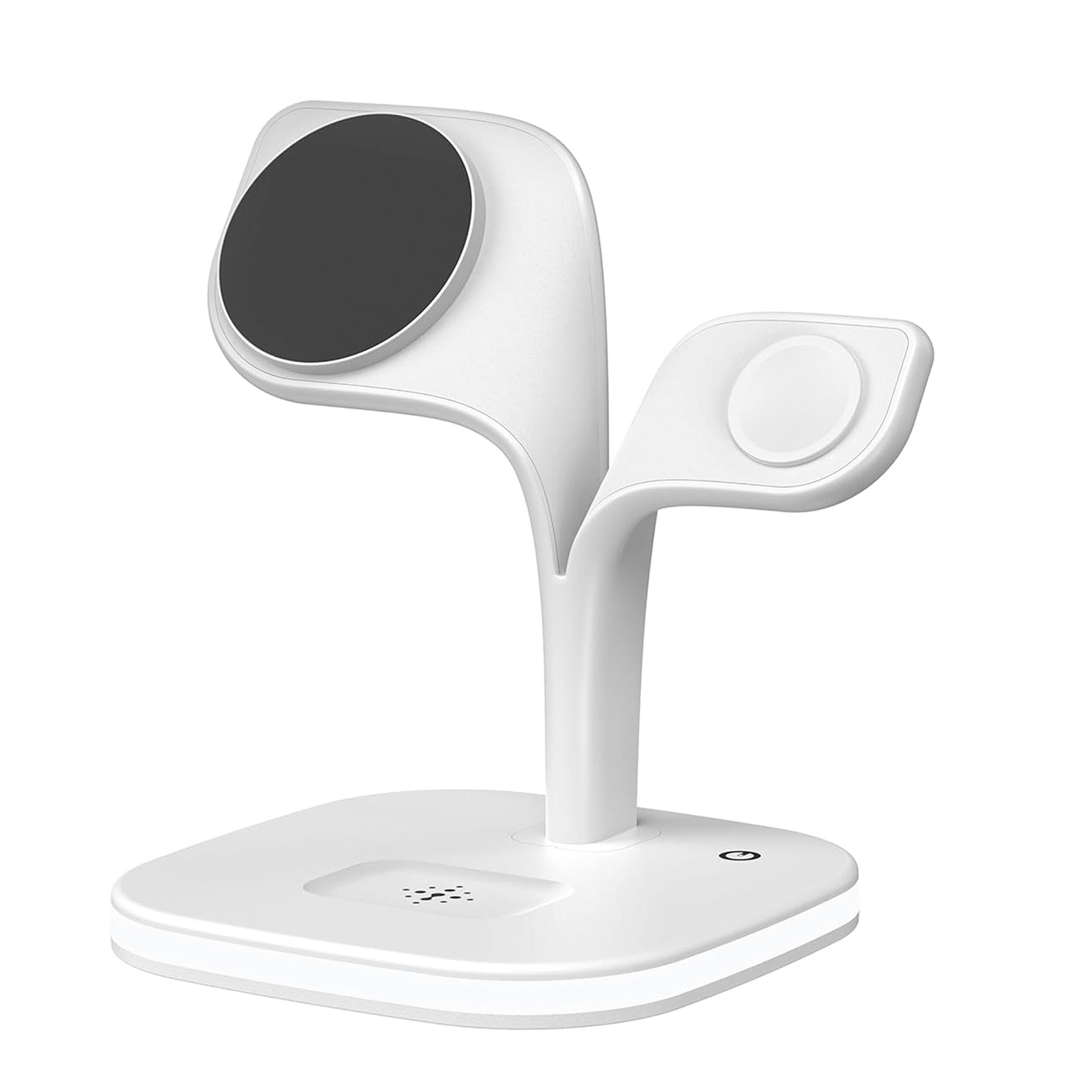 Front. Trexonic - 5 in 1 Fast Wireless  Charging Station - White.