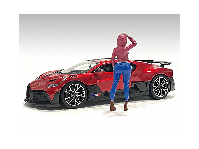 Alt View 2. American Diorama - "Girls Night Out" Jessie Figurine for 1/24 Scale Models by American Diorama.