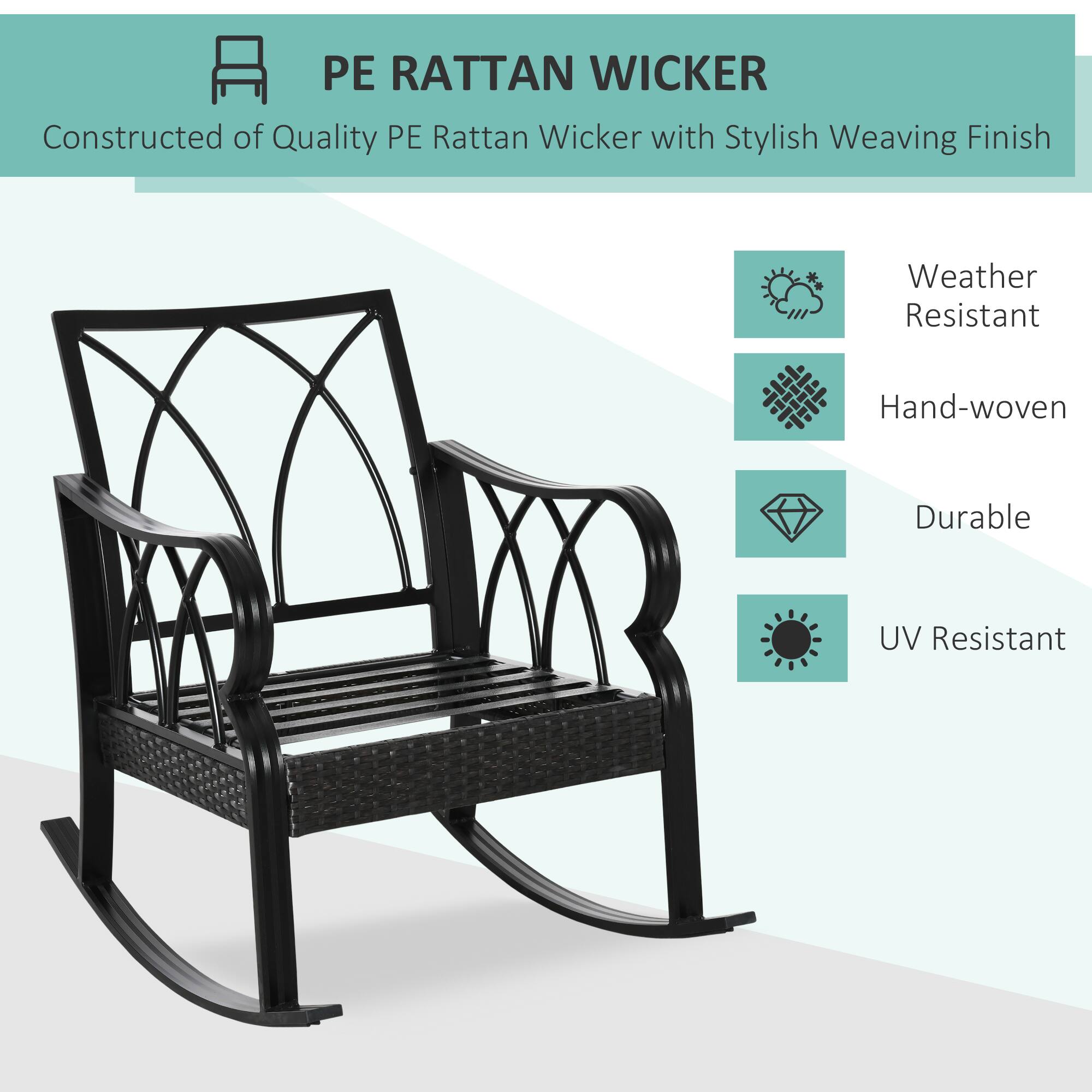 PE RATTAN WICKER  
Constructed of Quality PE Rattan Wicker with Stylish Weaving Finish  

- Weather Resistant  
- Hand-woven  
- Durable  
- UV Resistant