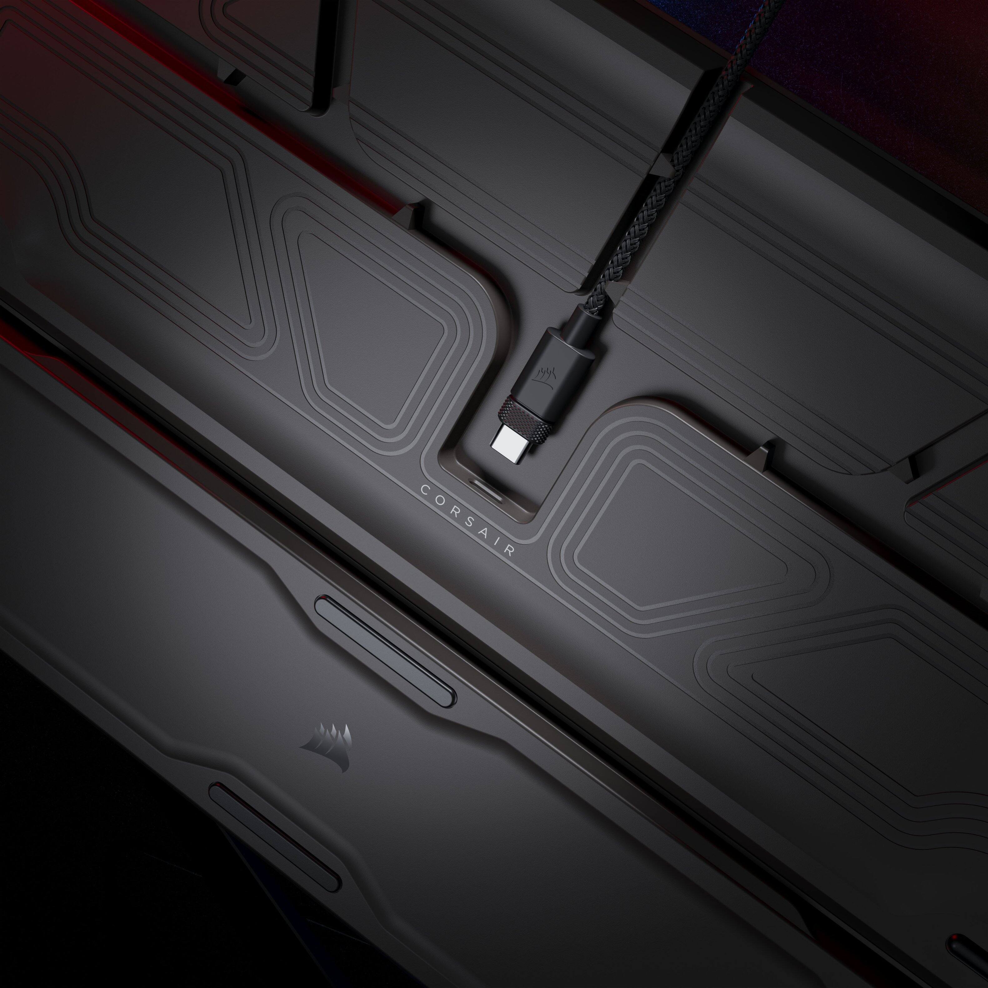 Alt View 26. CORSAIR - VANGUARD PRO 96 RGB Wired Magnetic MGX Linear Hall Effect 96% Gaming Keyboard with FlashTap SOCD+Rapid trigger - Black.