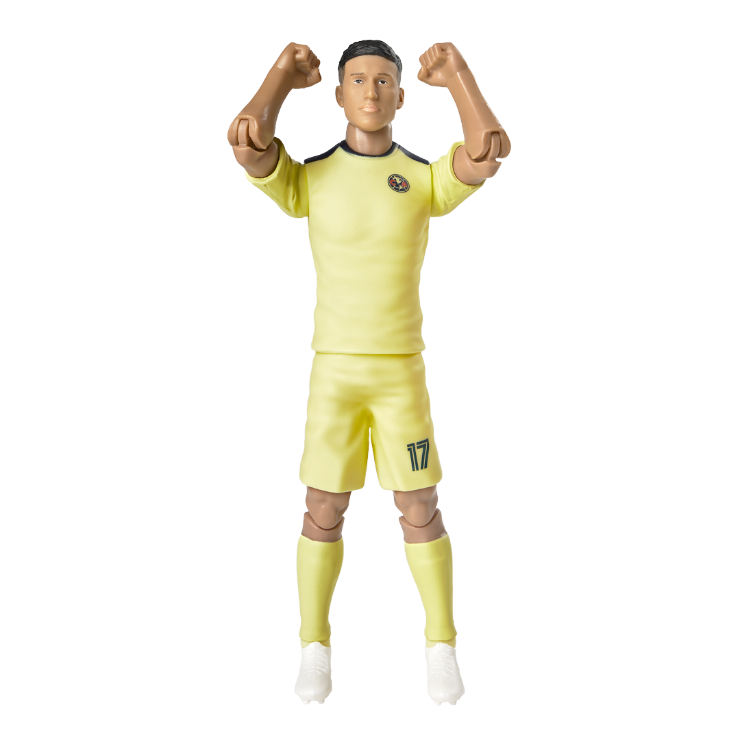 Alt View 5. Banbo Toys - Banbo Toys SOCKERS Club América Alejandro Zendejas 8" Collectible Soccer Action Figure.