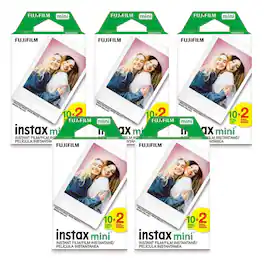 Fujifilm - Instax Mini Instant Film (100 Sheets) for Mini 9, Mini 8, Mini 70, SP-2 Bundle - White