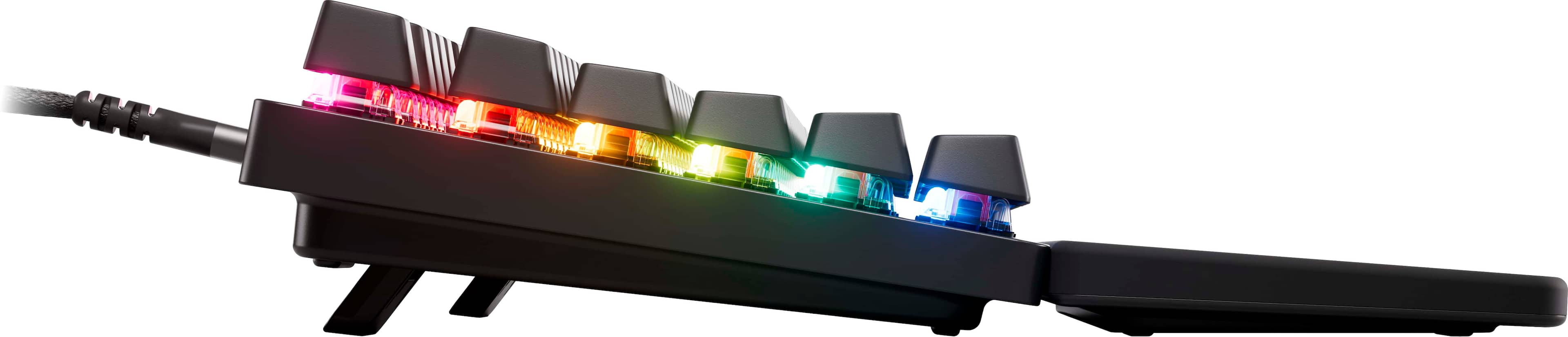 Alt View 18. SteelSeries - Apex Pro TKL Gen 3 Wired Mechanical OmniPoint Adjustable HyperMagnetic Gaming Keyboard with Rapid Tap - Black.