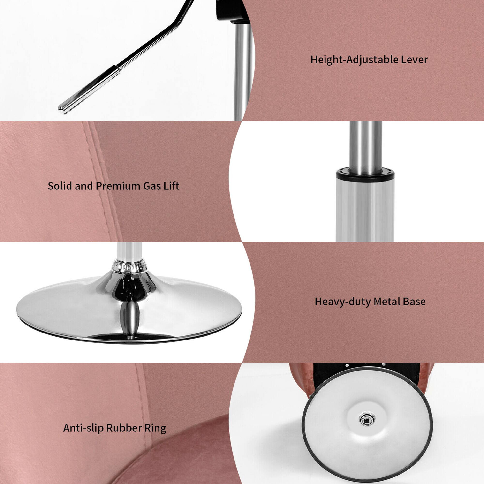 Height-Adjustable Lever
Solid and Premium Gas Lift
Heavy-duty Metal Base
Anti-slip Rubber Ring