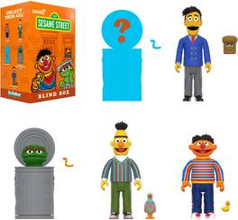 Super7 - Sesame Street - Reaction Blind Box Wv3 - 12pc Flat - Collectibles - Multicolor
