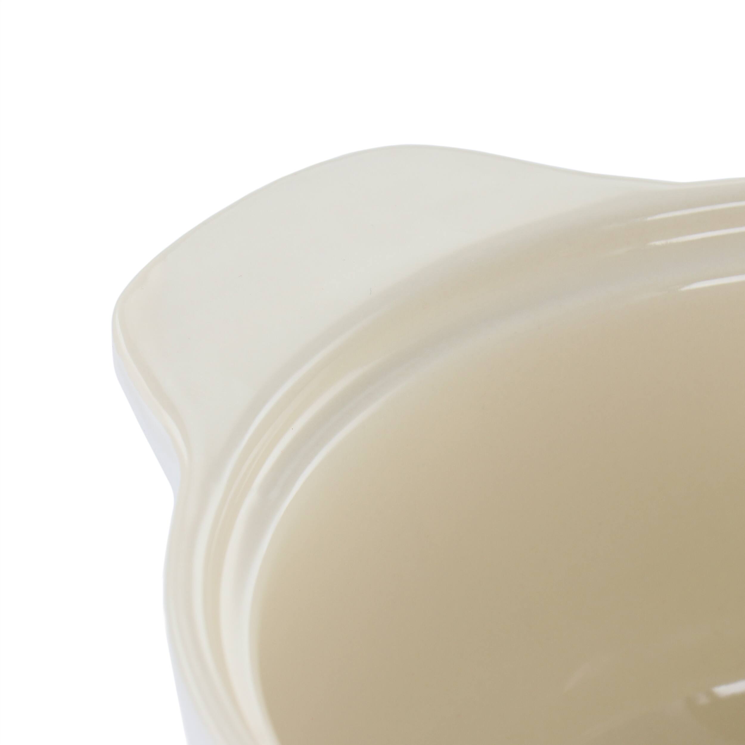 Alt View 3. Crock-Pot - Crock Pot Artisan 2.3 Quart Round Stoneware Casserole with Lid in White - White.