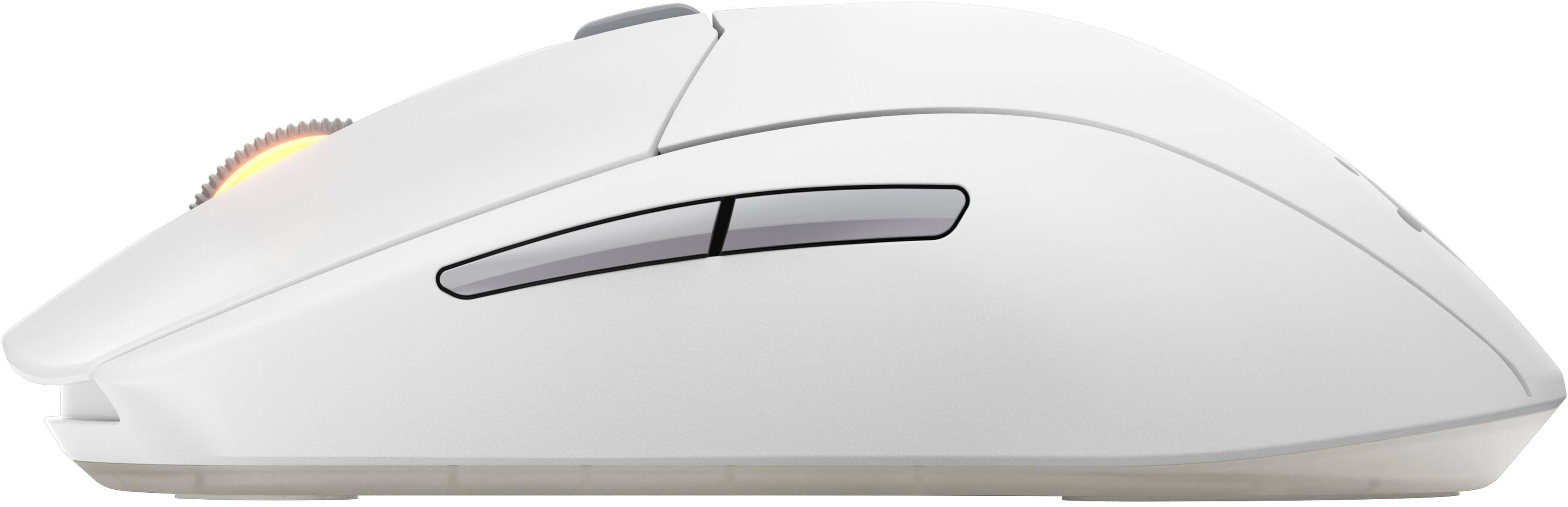 Alt View 5. SteelSeries - Rival 3 Gen 2 Wireless Optical Gaming Mouse with Ultra-fast clicks - White.