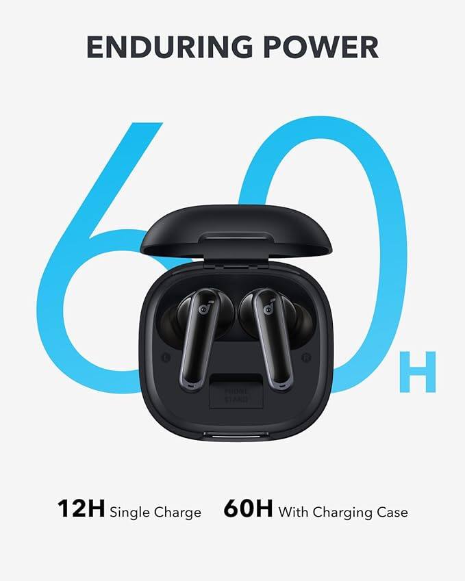 ENDURING POWER 60H

12H Single Charge
60H With Charging Case