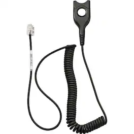 EPOS - Standard bottom cable, ED to RJ9 - Easy Disconnect/RJ-9 Phone Cable for Phone - First End: Easy Disconnect - Second