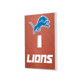 Keyscaper - Detroit Lions Football Design Single Toggle Light Switch Plate - Multicolor