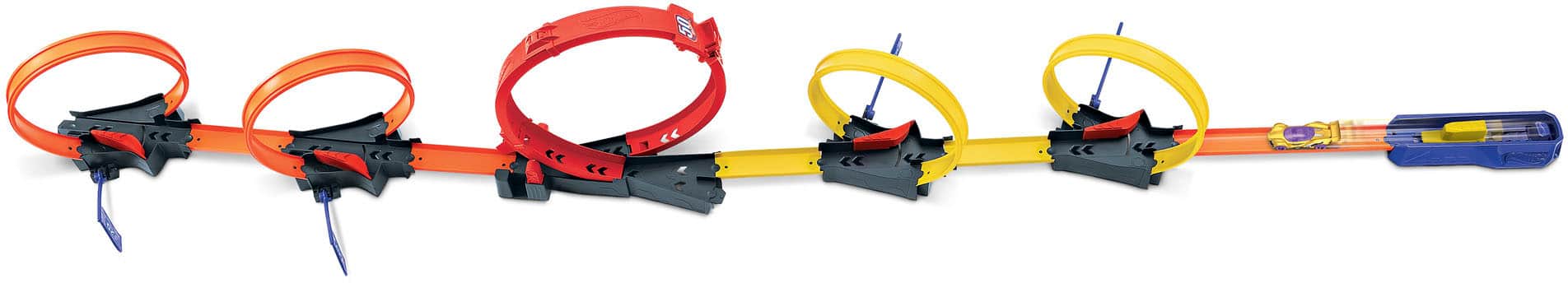 Angle. Hot Wheels - Multi-Loop Race Off Track Set.