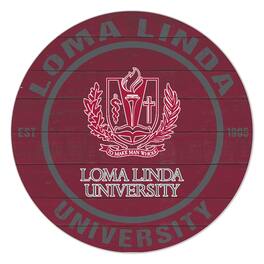 Jardine - LLU Lions 20'' x 20'' Indoor/Outdoor Team Color Circle Sign - Maroon