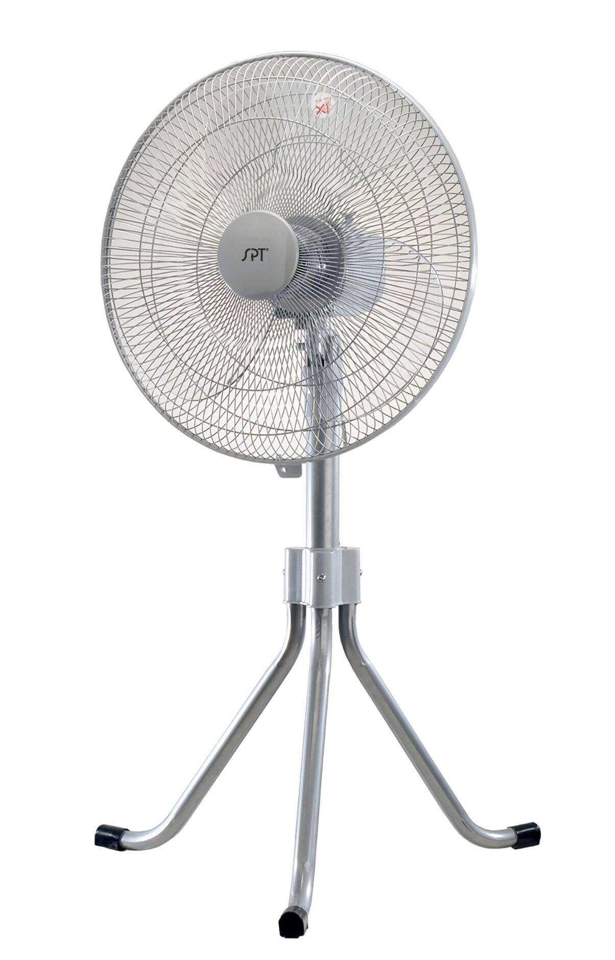 Front. SPT - 18 in. Heavy Duty Fan - White.