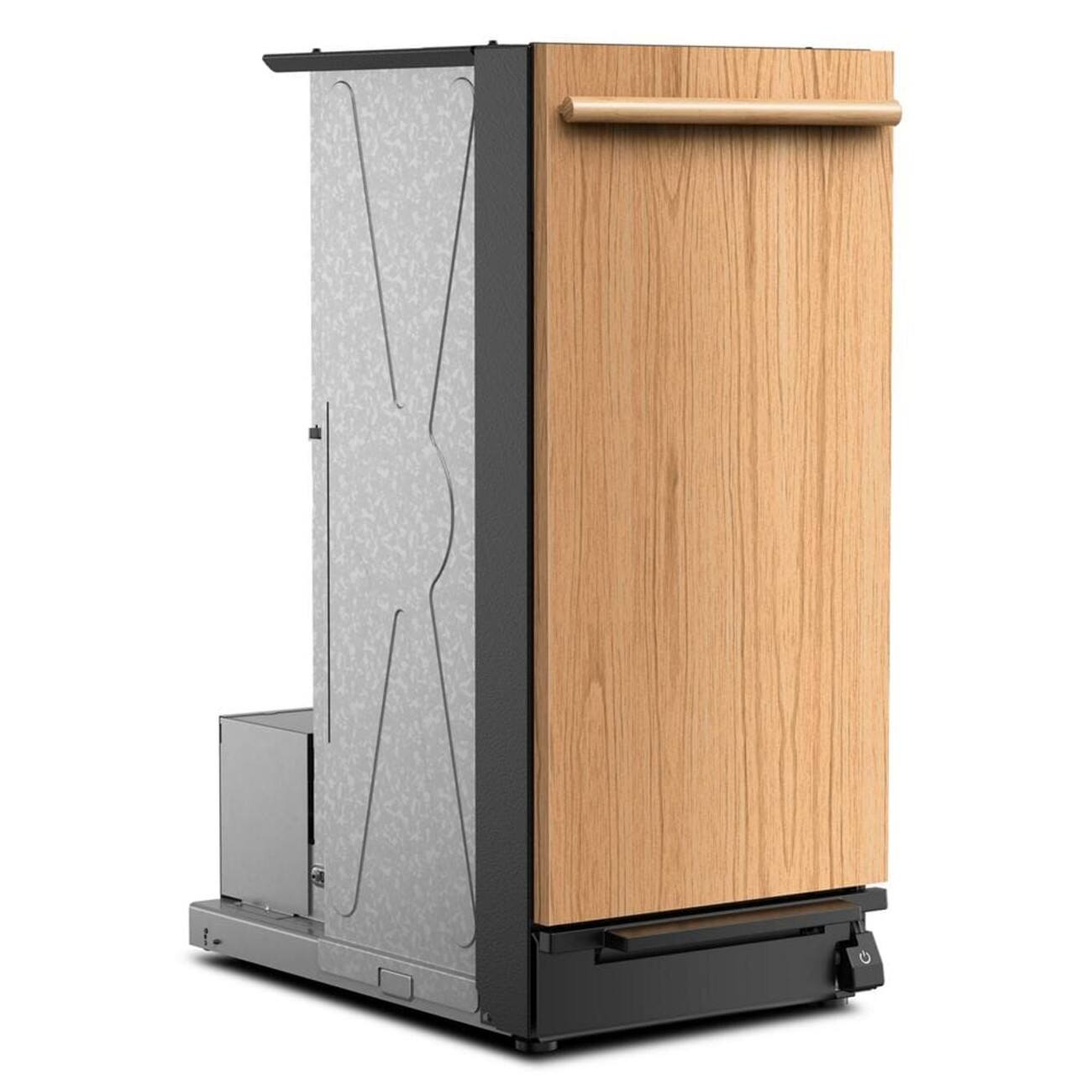 Angle. KitchenAid - KitchenAid - KitchenAid 15 in. Built-In Trash Compactor with Built-In Odor Management System - Panel Ready.