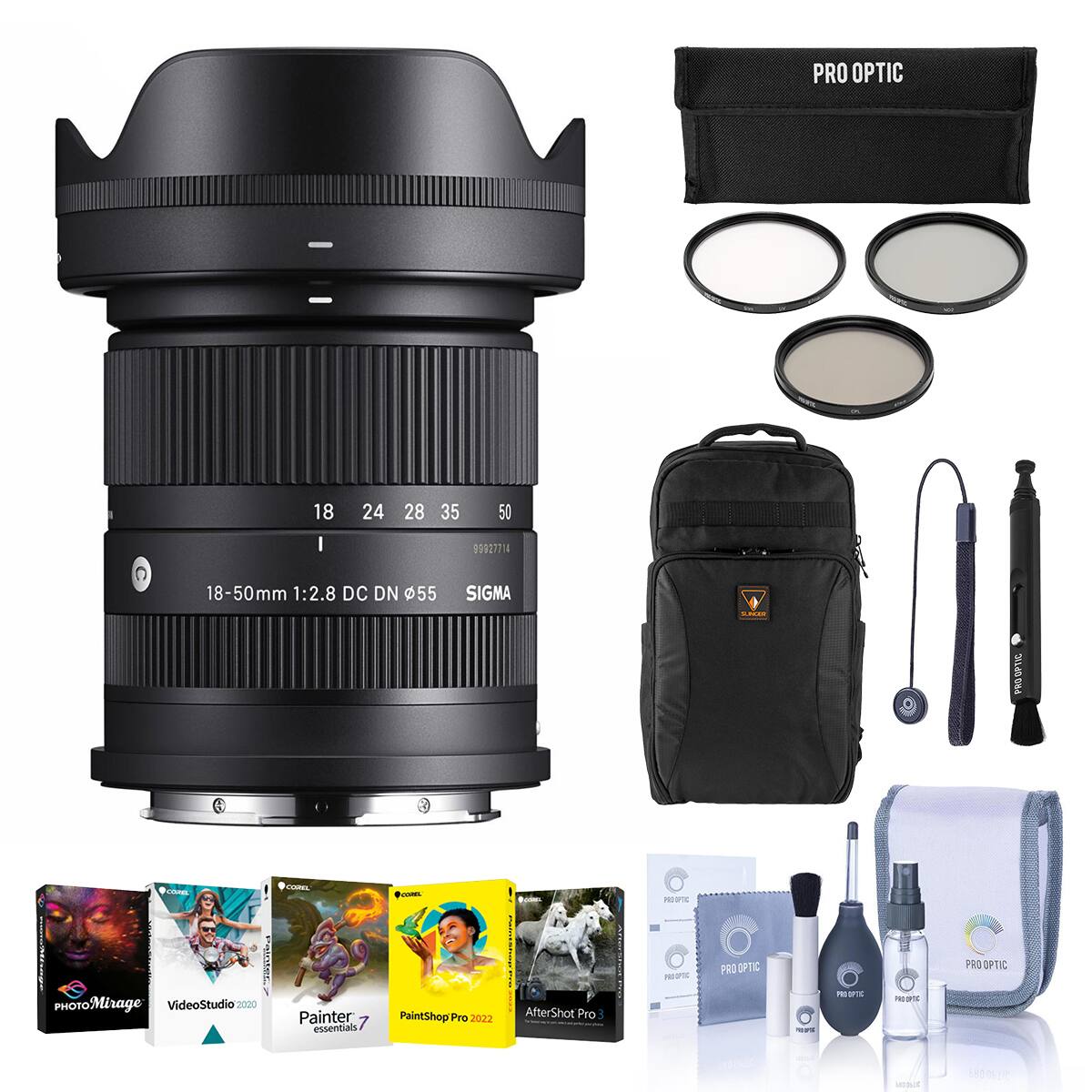 PRO OPTIC  
18 I  
24  
28  
35 50 99927714  
18-50mm 1:2.8 DC DN 55  
SIGMA  
S.N.S.  
PROOPTIC  
croses PHOTOMirage VideoStudio 2020  
COREL Painter essentials  
COMEL PaintShop Pro 2022  
AfterShot Pro  
PROOPIC PRO OFFIC  
PRO OPTIC  
BUR  
PRO OPTIC  
90  
PRO OPTIC  
MINUT