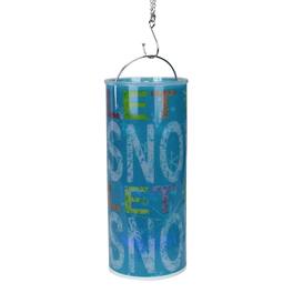 Midwest - Color Changing LED Let it Snow Christmas Lantern - 12" - Blue