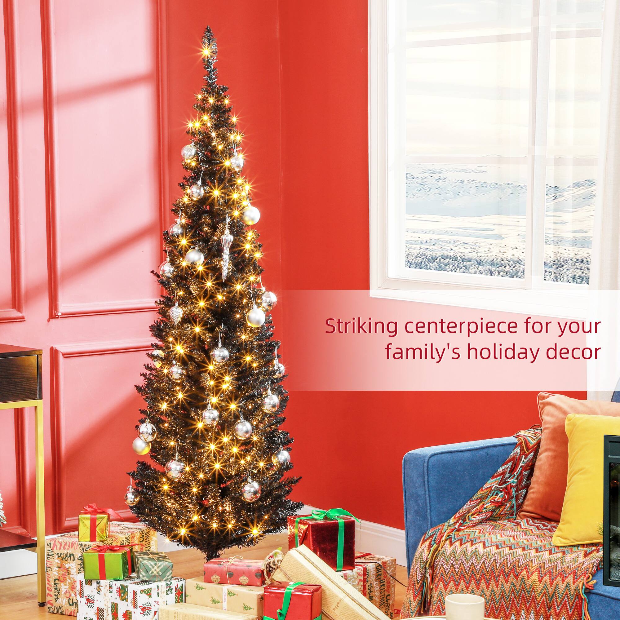 Striking centerpiece for your family's holiday decor.