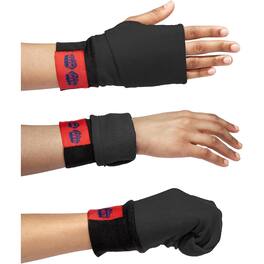 THIRSTY TURTLE - Fingerless 3-in-1 Performance Gloves for Running, Hiking, Gym, Cycling, Yoga, Pilates, Driving, Gaming, Sweat-Wicking an - Ninja Party