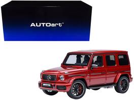 2019 Mercedes-Benz AMG G63 Cardinal 1/18 Model Car by Autoart - Red Metallic