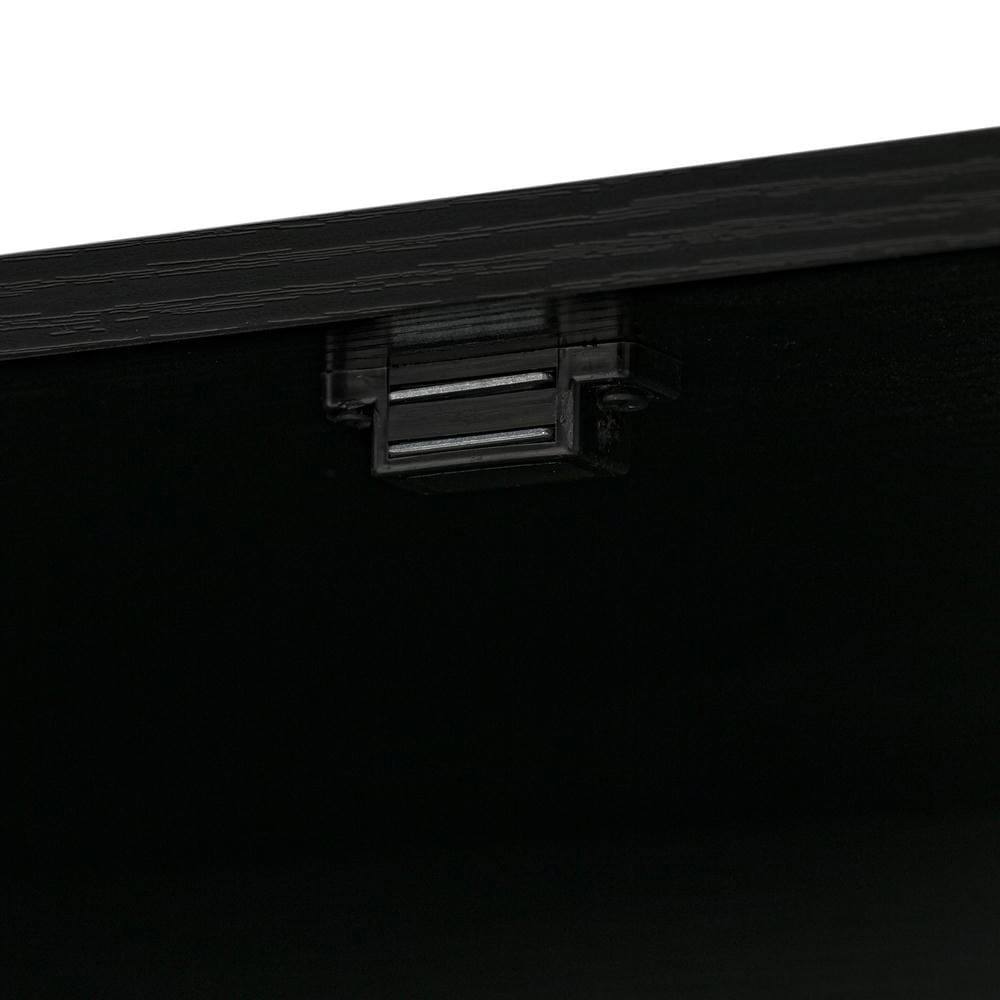 Alt View 5. Kadyn - 72" Modern Fluted Pantry with 2 Drawers and 8-Door Spice Rack - Black - Black.