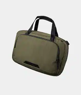 ALPAKA - Bravo Brief 16 Inch Laptop Briefcase,Messenger Bag for Men and Women, Business Shoulder Bag for Work Travel - Green Axoflux 400D Ripstop Nylon