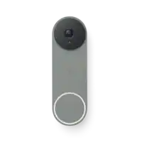 Google - Nest Doorbell (wired, 3rd gen) - Latest Model - 2K Video and Gemini - Hazel - Front_Zoom