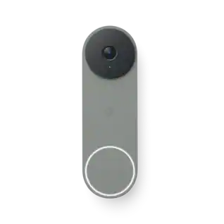 Google - Nest Doorbell (wired, 3rd gen) - Latest Model - 2K Video and Gemini - Hazel