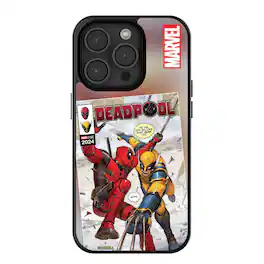 Keyscaper - Marvel Cover Art MagSafe Compatible Phone Case - Apple iPhone 13 - Deadpool Wolverine 1