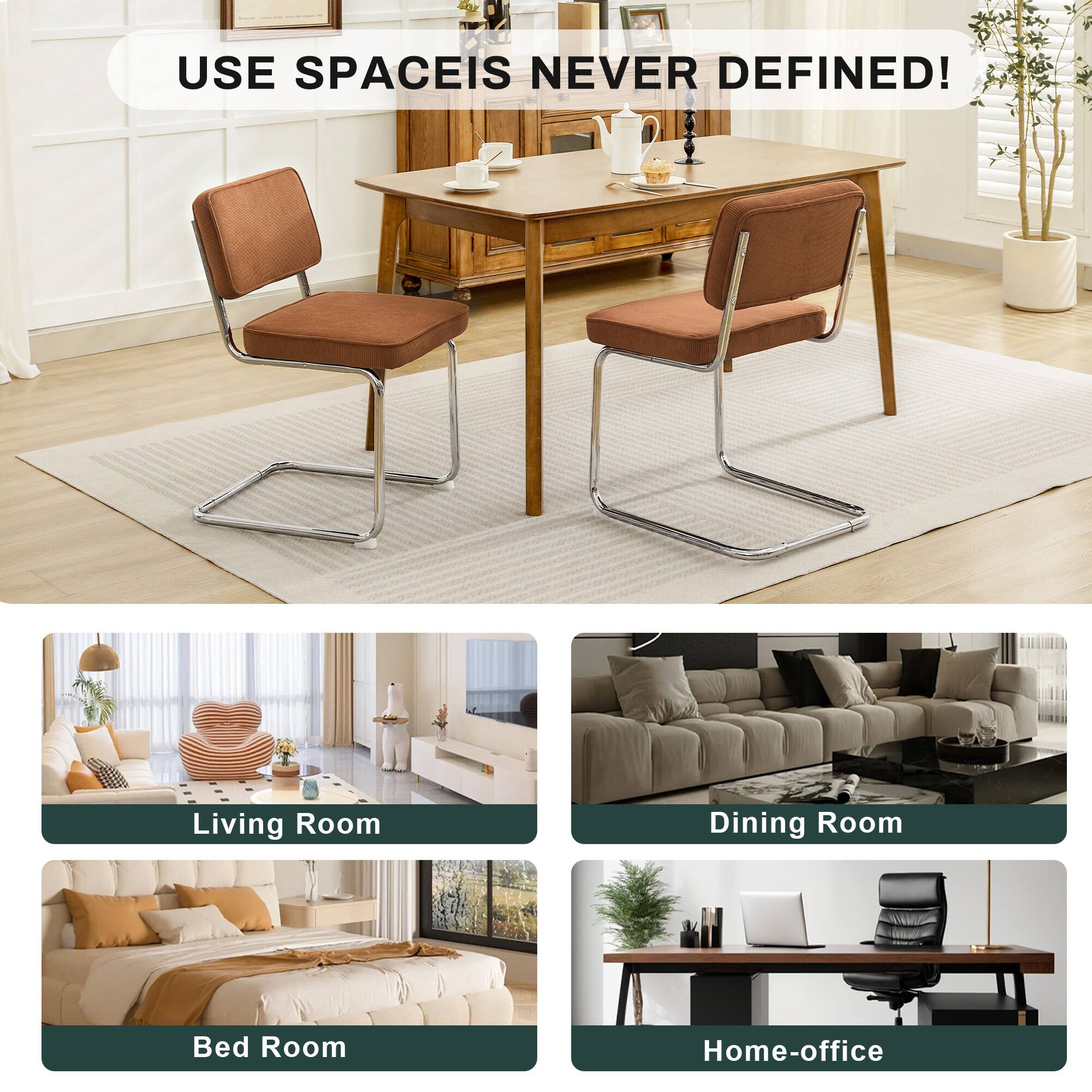 USE SPACE IS NEVER DEFINED! Living Room, Dining Room, Bed Room, Home-office