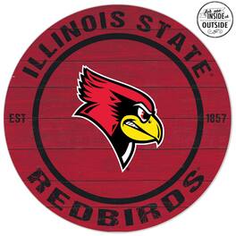 Jardine - Illinois State Redbirds 20'' x 20'' Indoor/Outdoor Team Color Circle Sign - Red