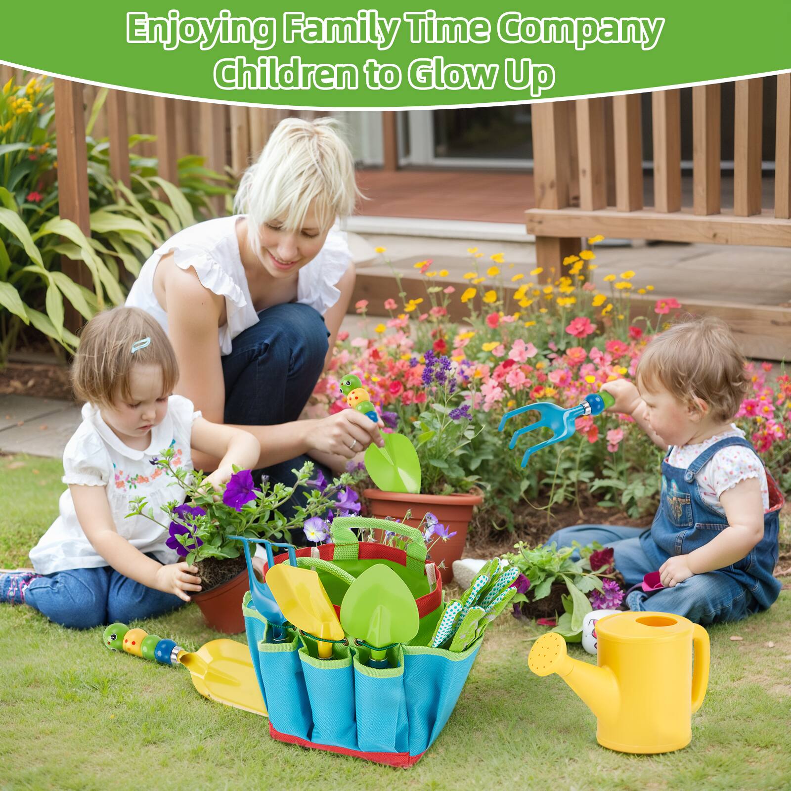 Enjoying Family Time Company Children to Glow Up