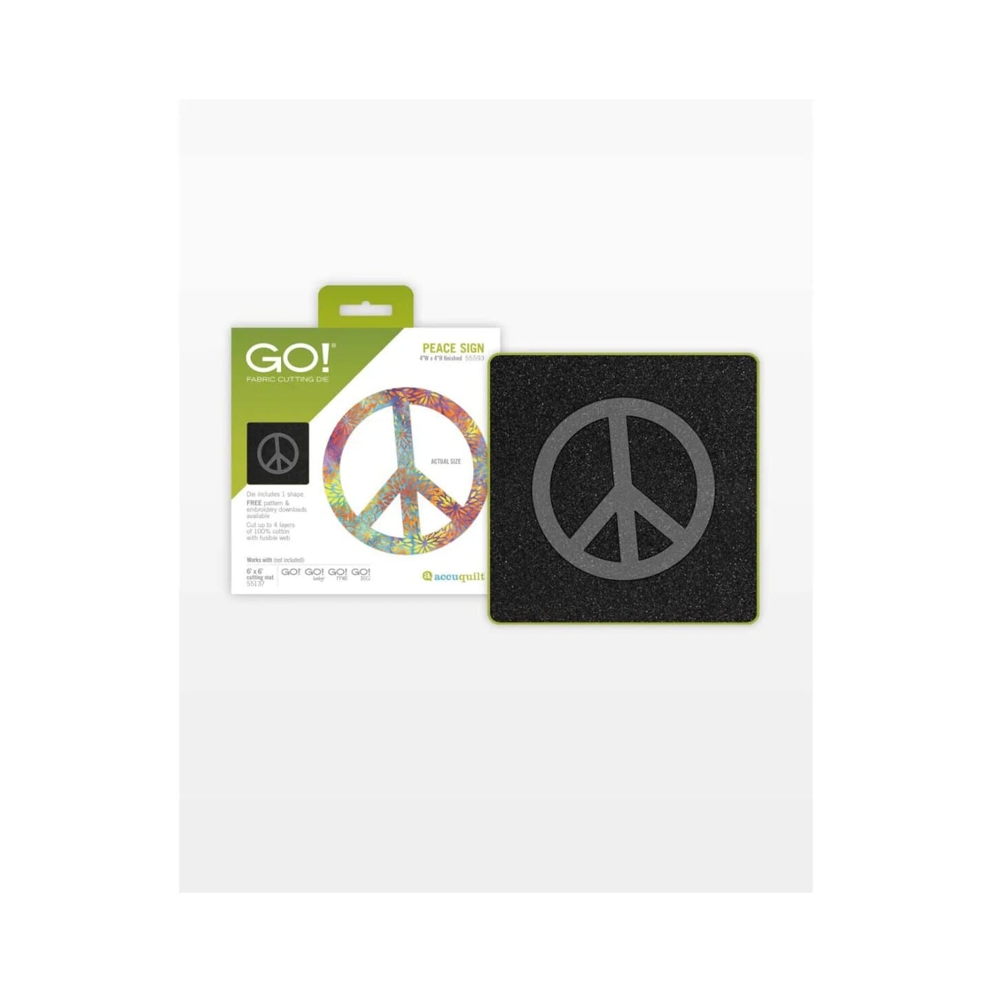 AccuQuilt - GO! Peace Sign Die - Multicolor