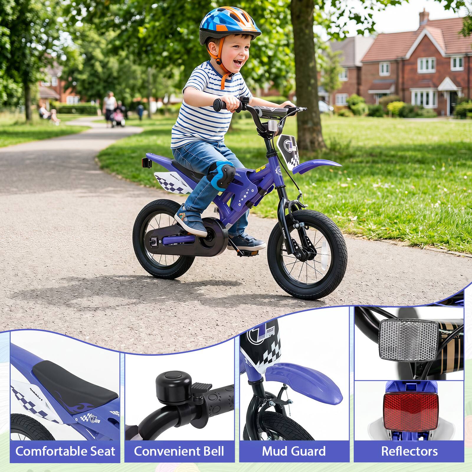 CG 10 E 1 M

Comfortable Seat
Convenient Bell
Mud Guard
Reflectors